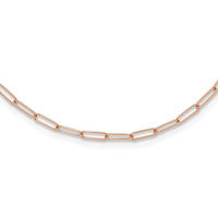 Load image into Gallery viewer, 14K Rose Gold Polished Fancy Link Necklace
