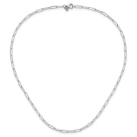 Load image into Gallery viewer, 14K White Gold Polished Fancy Link Necklace
