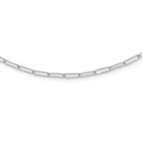 Load image into Gallery viewer, 14K White Gold Polished Fancy Link Necklace

