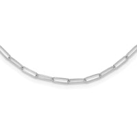 Load image into Gallery viewer, 14K White Gold Polished Fancy Link Necklace
