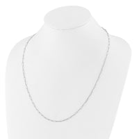 Load image into Gallery viewer, 14K White Gold Polished Fancy Link Necklace
