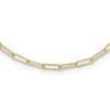 14K Polished Fancy Link Necklace