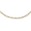 14K Polished Fancy Link Necklace