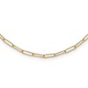 14K Polished Fancy Link Necklace