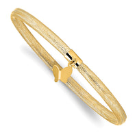 Load image into Gallery viewer, 14k Polished Butterfly Stretch Bracelet
