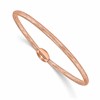 14k with Rose Gold Plating Stretch Bangle