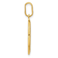 Load image into Gallery viewer, 14k Polished and Matte Oval Miraculous Medal
