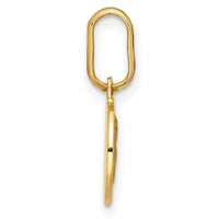 Load image into Gallery viewer, 14k Polished and Matte Angel Pendant
