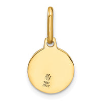 Load image into Gallery viewer, 14k Polished and Matte Angel Pendant
