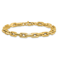 Load image into Gallery viewer, 14K Polished Fancy Link Bracelet
