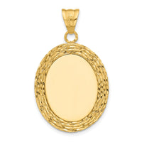 Load image into Gallery viewer, 14K Diamond-cut Natural Shell Portrait Cameo Pendant
