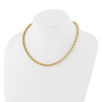 Load image into Gallery viewer, 14K Diamond-cut Fancy Link Necklace
