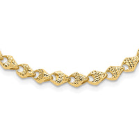 Load image into Gallery viewer, 14K Diamond-cut Fancy Link Necklace
