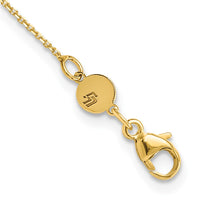 Load image into Gallery viewer, 14K Polished Curved Bar with 2in. ext. Necklace
