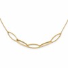 14K Polished Fancy Link 16.5in with 1in. Ext Necklace
