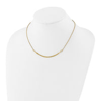 Load image into Gallery viewer, 14K Diamond-cut Multi-strand Accent with 1in. ext. Necklace
