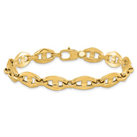 Load image into Gallery viewer, 14K Polished Fancy Link Bracelet
