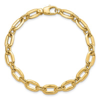 Load image into Gallery viewer, 14K Polished Fancy Link Bracelet
