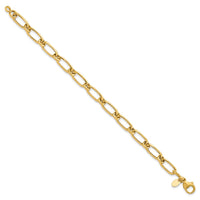 Load image into Gallery viewer, 14K Polished Fancy Link Bracelet
