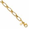 14K Polished Fancy Link Bracelet