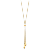 Load image into Gallery viewer, 14K Polished Adjustable Y Drop Necklace
