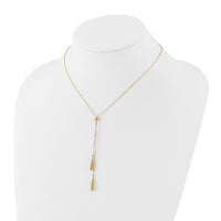 Load image into Gallery viewer, 14K Polished Adjustable Y Drop Necklace
