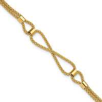 Load image into Gallery viewer, 14K Polished 2 Strand Fancy Bracelet
