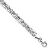 Load image into Gallery viewer, 14K White Gold Polished Fancy Link Bracelet
