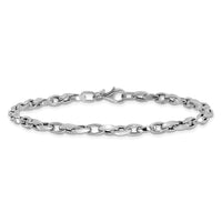 Load image into Gallery viewer, 14K White Gold Polished Fancy Link Bracelet
