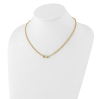Load image into Gallery viewer, 14K Polished 2-Strand Infinity Necklace
