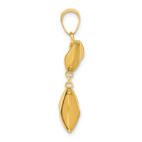 Load image into Gallery viewer, 14K Polished Fancy Dangle Pendant
