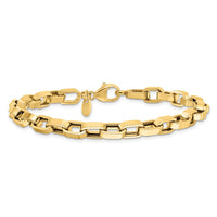 Load image into Gallery viewer, 14K Polished Fancy Link Bracelet
