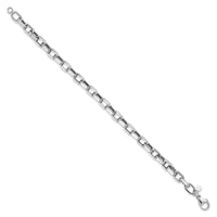 Load image into Gallery viewer, 14KY w/White Rhodium Polished Fancy Link Bracelet
