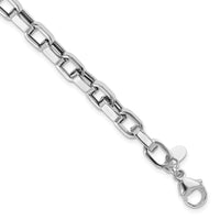 Load image into Gallery viewer, 14KY w/White Rhodium Polished Fancy Link Bracelet
