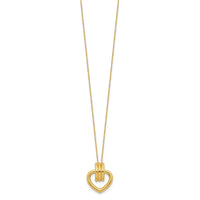 Load image into Gallery viewer, 14K Polished Heart Necklace
