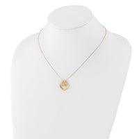 Load image into Gallery viewer, 14K Polished Heart Necklace
