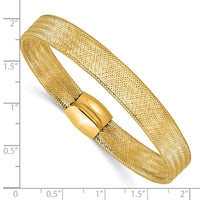 Load image into Gallery viewer, 14K Mesh Slip-on Stretch Bracelet
