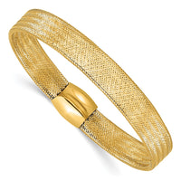 Load image into Gallery viewer, 14K Mesh Slip-on Stretch Bracelet
