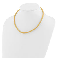 Load image into Gallery viewer, 14K Mesh Twist Stretch Necklace
