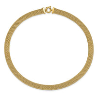 Load image into Gallery viewer, 14K Polished and D/C Fancy Woven Necklace
