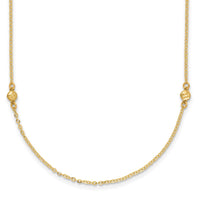 Load image into Gallery viewer, 14k Polished D/C 18in Necklace
