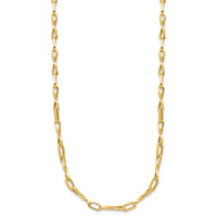 Load image into Gallery viewer, 14K Polished Fancy Twisted Link Necklace
