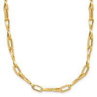 Load image into Gallery viewer, 14K Polished Fancy Twisted Link Necklace
