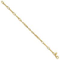 Load image into Gallery viewer, 14K Polished Fancy Twisted Link Bracelet
