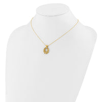 Load image into Gallery viewer, 14k Polished D/C 16in w/2.25in ext. Necklace
