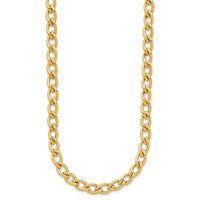 Load image into Gallery viewer, 14K Polished Fancy Oval Link Necklace
