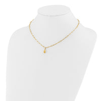 Load image into Gallery viewer, 14K Polished Teardrop Paperclip Link Necklace

