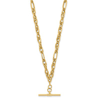 Load image into Gallery viewer, 14K Polished Dangle Bar Necklace
