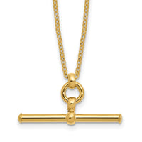 Load image into Gallery viewer, 14K Polished Bar w/1.5in ext. Necklace
