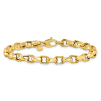 Load image into Gallery viewer, 14K Polished Fancy Link Bracelet
